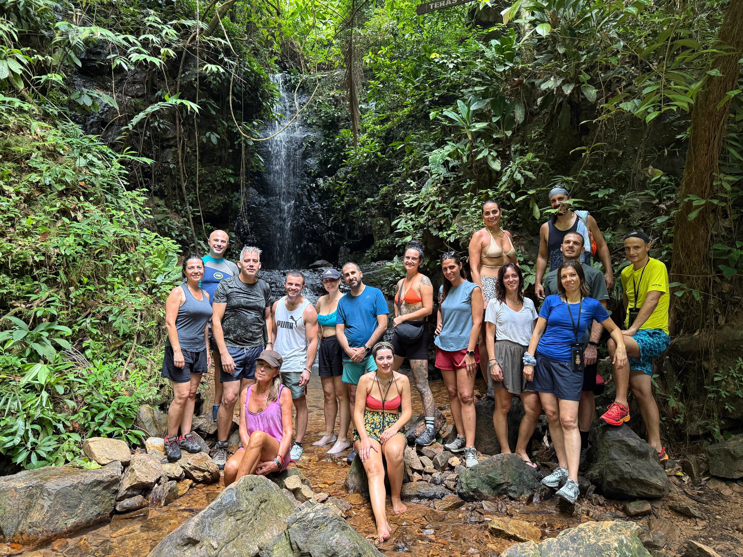 Trek to Teras Waterfalls
